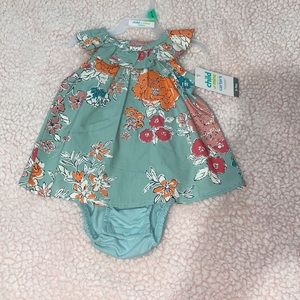 Child Of Mine Baby Girl Outfit Blue Green